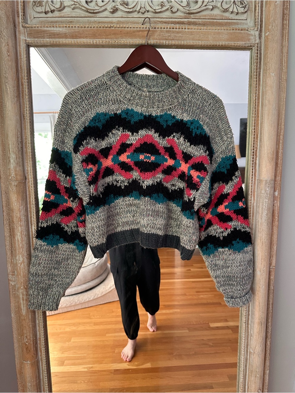 Free People Fair Isle Knit Sweater